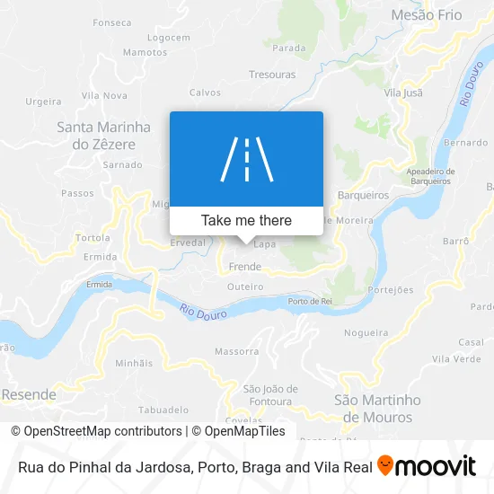 Rua do Pinhal da Jardosa map