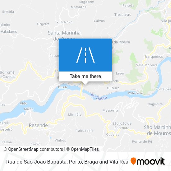 Rua de São João Baptista map