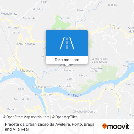 Praceta da Urbanização da Aveleira map