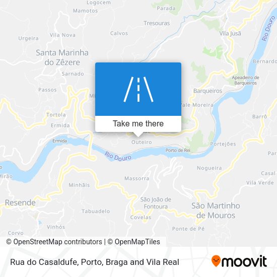 Rua do Casaldufe map