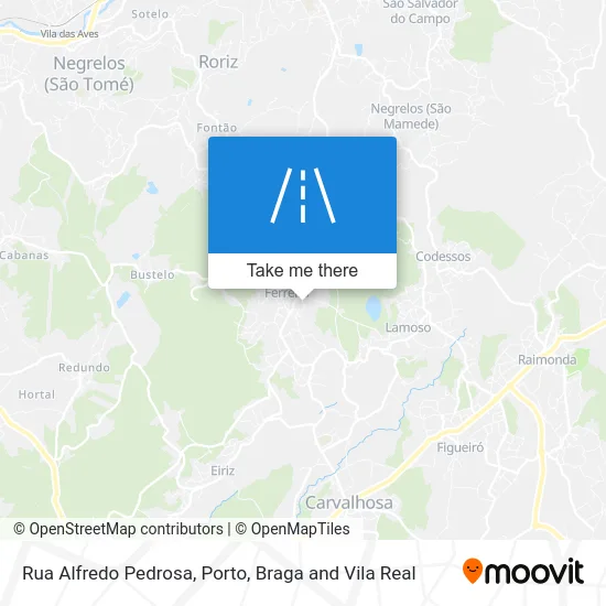 Rua Alfredo Pedrosa map