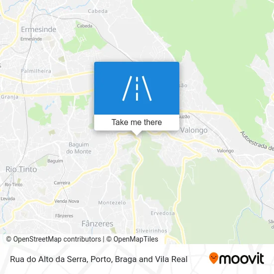 Rua do Alto da Serra map