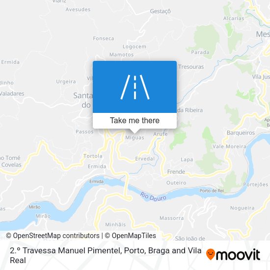 2.º Travessa Manuel Pimentel mapa