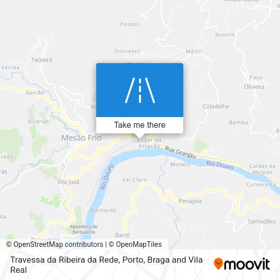 Travessa da Ribeira da Rede mapa