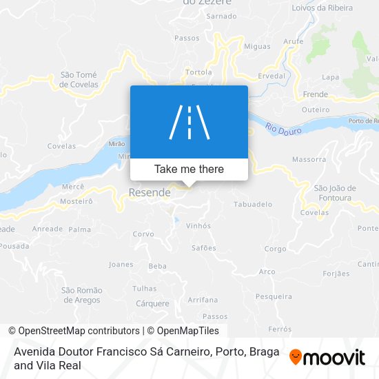 Avenida Doutor Francisco Sá Carneiro mapa