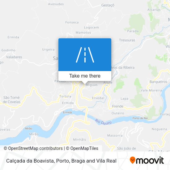 Calçada da Boavista map