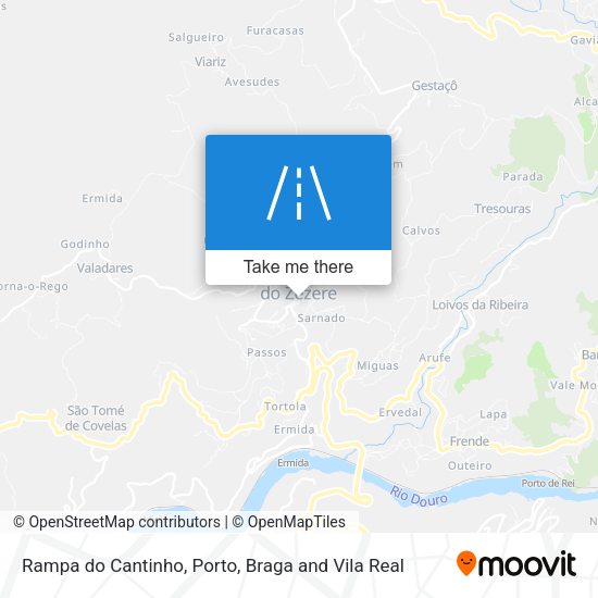 Rampa do Cantinho mapa