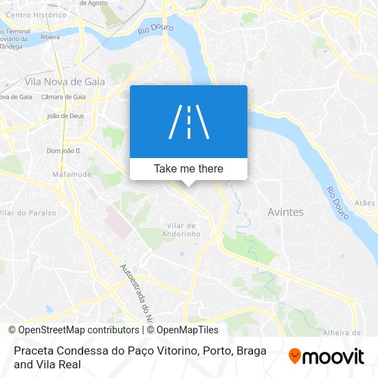 Praceta Condessa do Paço Vitorino mapa