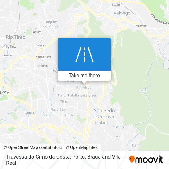 Travessa do Cimo da Costa map