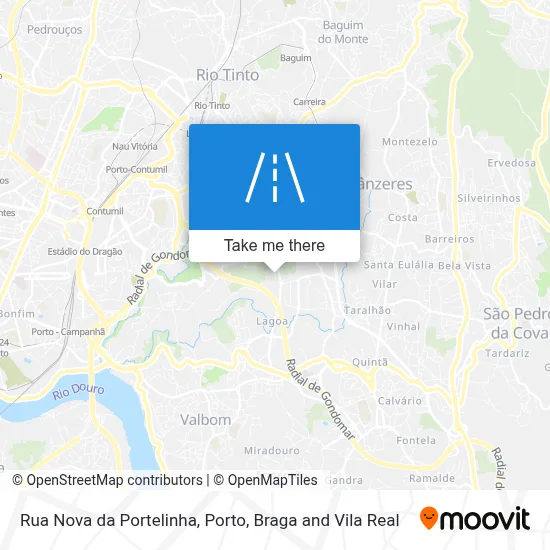 Rua Nova da Portelinha map