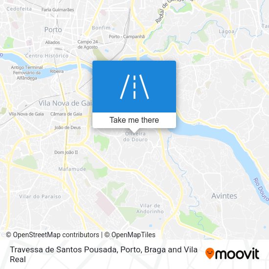 Travessa de Santos Pousada mapa