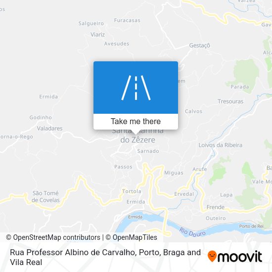 Rua Professor Albino de Carvalho map
