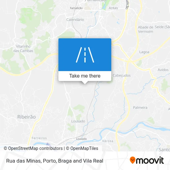 Rua das Minas map