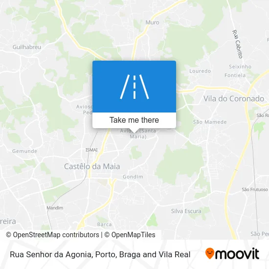 Rua Senhor da Agonia map