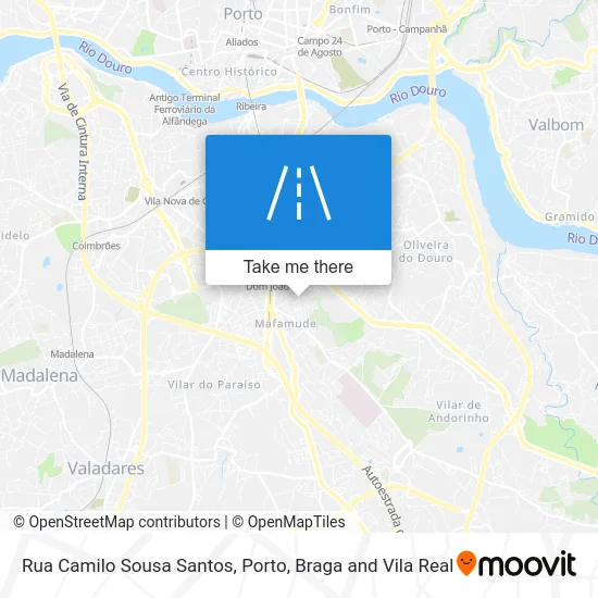 Rua Camilo Sousa Santos map