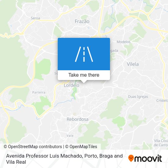 Avenida Professor Luís Machado map