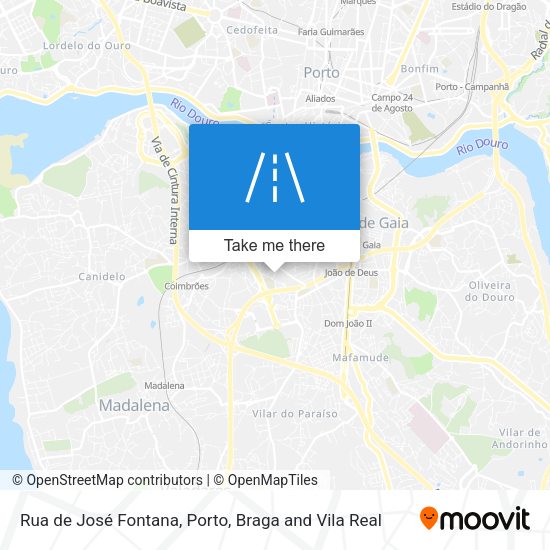 Rua de José Fontana map