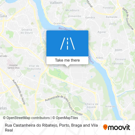 Rua Castanheira do Ribatejo map