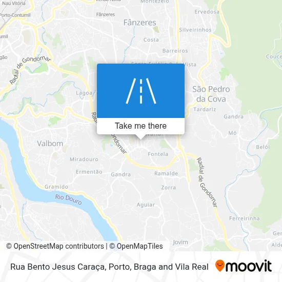 Rua Bento Jesus Caraça map