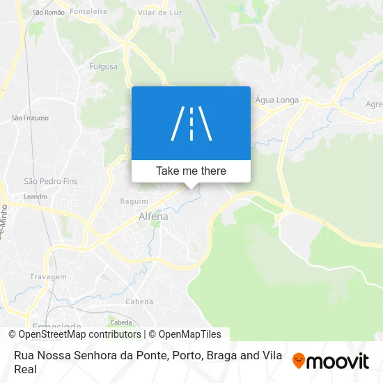 Rua Nossa Senhora da Ponte map