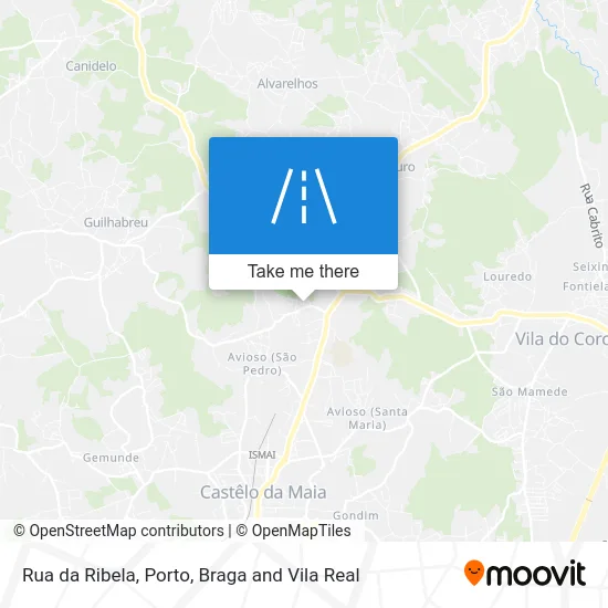 Rua da Ribela map