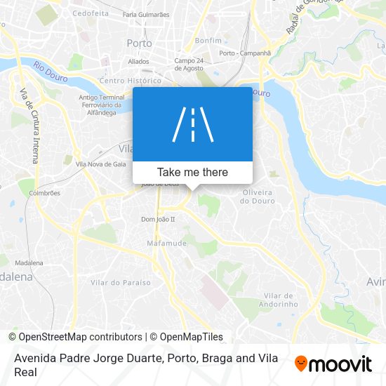 Avenida Padre Jorge Duarte map