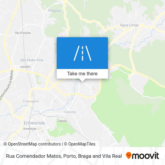 Rua Comendador Matos mapa