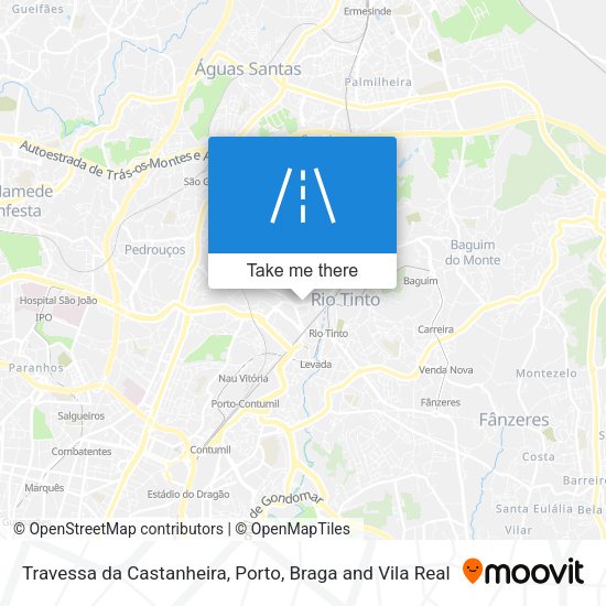Travessa da Castanheira map