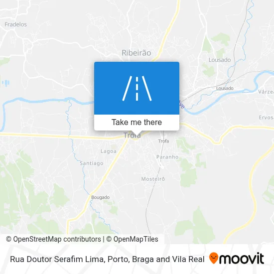 Rua Doutor Serafim Lima map