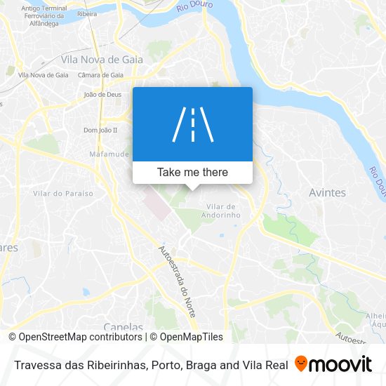 Travessa das Ribeirinhas map
