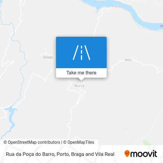 Rua da Poça do Barro map
