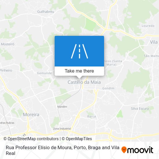 Rua Professor Elísio de Moura map
