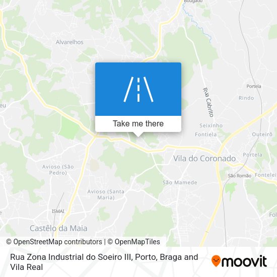 Rua Zona Industrial do Soeiro III mapa