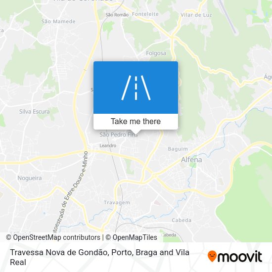 Travessa Nova de Gondão map
