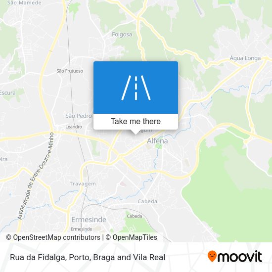 Rua da Fidalga map