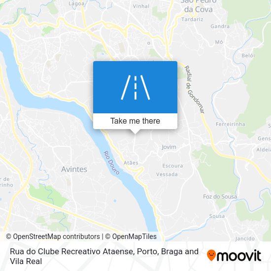 Rua do Clube Recreativo Ataense map