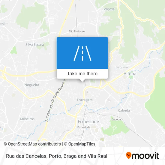 Rua das Cancelas map