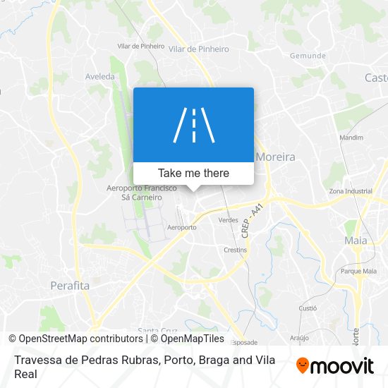 Travessa de Pedras Rubras map