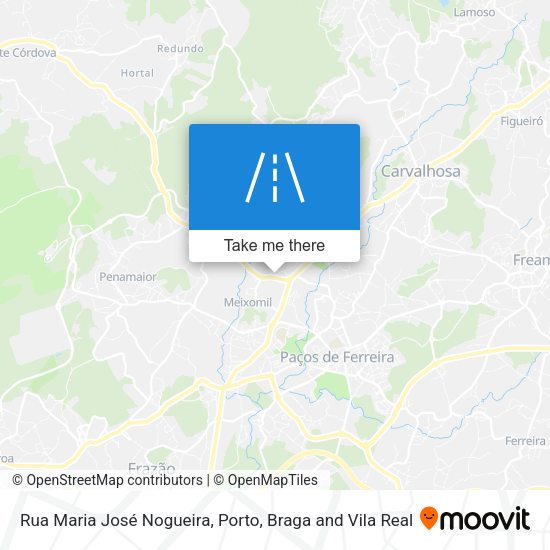 Rua Maria José Nogueira mapa