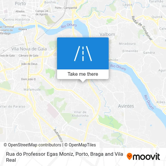Rua do Professor Egas Moniz map