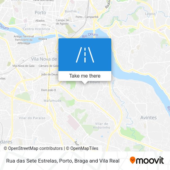 Rua das Sete Estrelas map