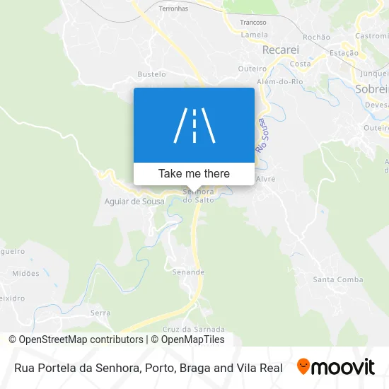 Rua Portela da Senhora map