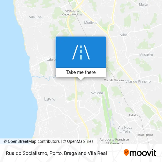 Rua do Socialismo map