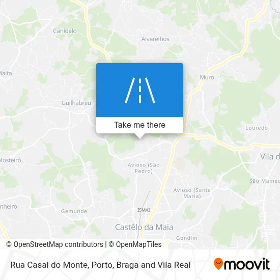 Rua Casal do Monte map
