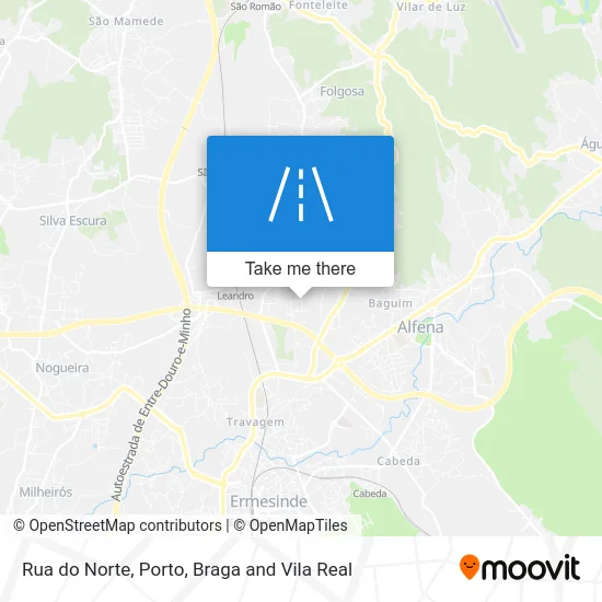 Rua do Norte map