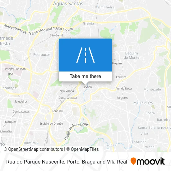 Rua do Parque Nascente map