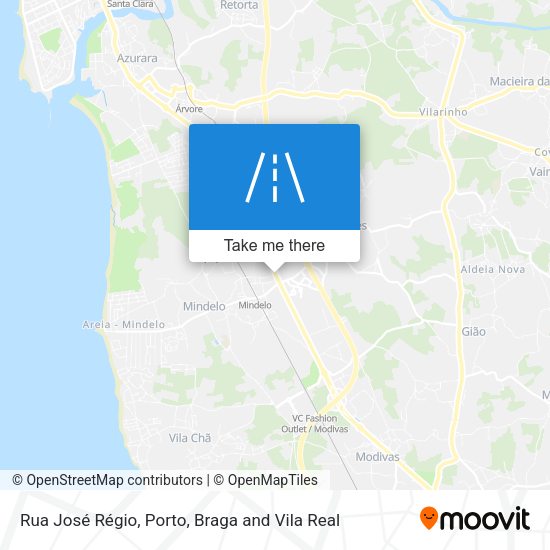 Rua José Régio map