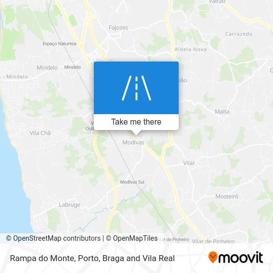 Rampa do Monte map