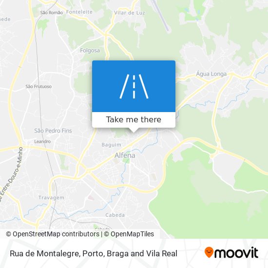 Rua de Montalegre map