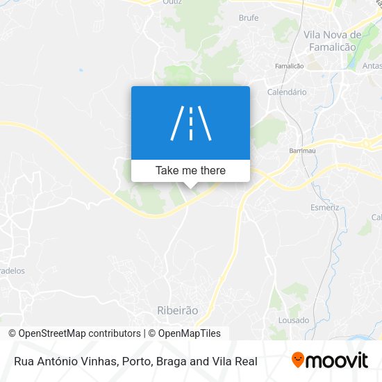 Rua António Vinhas map